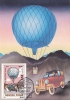 BALOON, 1983, CM. MAXI CARD, CARTES MAXIMUM, HUNGARY - Zeppelines