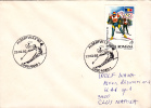 ALBERTVILLE, OLYMPICS, SKI, 1992, METER MARK ON COVER, ROMANIA - Winter 1992: Albertville