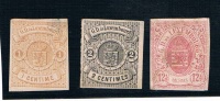 LUXEMBURGO.-3-4-7 - 1859-1880 Wappen & Heraldik