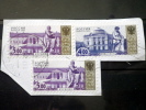 Russia - 2002 - Mi.Nr.1048,1049 - Used - Palaces - Palace, Pavlov - Castle Kuskov - Definitives -self-adhesive- On Paper - Gebruikt