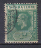 AP1248 - SIERRA LEONE , Edoardo VI 1/2 Penny N. 89 Fil MultiCA - Sierra Leone (...-1960)
