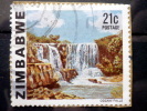 Zimbabwe - 1980 - Mi.Nr.237 - Used - Waterfalls - Odzani Falls - Definitives - On Paper - Zimbabwe (1980-...)