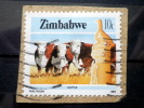Zimbabwe - 1985 - Mi.Nr.313  - Used - Economy - Cows - Definitives - On Paper - Zimbabwe (1980-...)