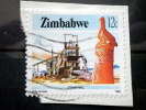 Zimbabwe - 1985 - Mi.Nr.315 A  - Used - Economy - Stamp Mill - Definitives - On Paper - Zimbabwe (1980-...)