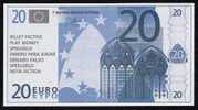 POLYMER Test Note "NATHAN" Billet Scolaire, 20 EURO, Beids. Druck, Educativ, RRR, UNC - Autres & Non Classés