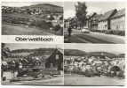 GERMANY - OBERWEISSBACH, Mosaic Postcard - Oberweissbach