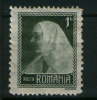 Romania 1922, Coronation Of King Ferdinand, Queen Marie Scott 286 /  Michel 289 , MH - Neufs