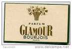 A.Immédiat Carte Parfumée Ancienne BOURJOIS  GLAMOUR - Anciennes (jusque 1960)