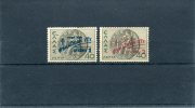 1945-Greece-"Postal Staff Anti-Tuberculosis Fund" Charity- W/ Cyan, Red-violet Ovpt -complete Set MNH - Bienfaisance