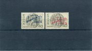 1945-Greece-"Postal Staff Anti-Tuberculosis Fund" Charity- W/ Cyan, Red-violet Ovpt -complete Set MH - Bienfaisance