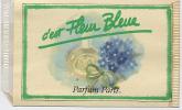 A.Immédiat  Carte Parfumée Ancienne FLEUR BLEUE Tour Vert Parfum Exotique - Oud (tot 1960)