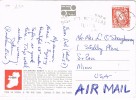 Postal Aerea DUBLIN (Irlanda) 1967- Kylemoore Abbey - Lettres & Documents