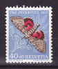 Helvetia Schweiz Zwitserland 1957  Mi.nr. 652   MNH  Pro Juventute  Butterfly Vlinder - Nuevos