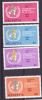 Helvetia Schweiz  Zwitserland 1975   WHO-OMS  Mi.nr. 36-39  MNH - Unused Stamps
