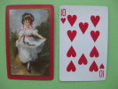 Carte à Jouer Ancienne De Collection  : Mademoiselle MURRAY - Carte Da Gioco