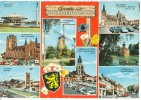 Holland, Netherlands, Groeten Uit Noord-Brabant, 1960s Unused Postcard [P8999] - Other & Unclassified