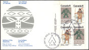 Cov472 Canada 1975, SG737-738, Indians Of Canada FDC - 1971-1980