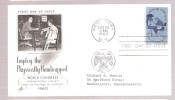 FDC Employ The Handicapped - Scott # 1155 - 1951-1960