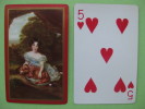 Carte à Jouer Ancienne De Collection  : Demoiselle Et Son Chien - Playing Cards (classic)