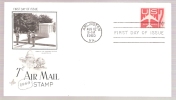 FDC Air Mail Stamp - Scott # C60 - 1951-1960