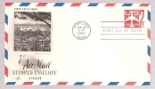 FDC Air Mail Stamp - Scott # UC34 - 1951-1960