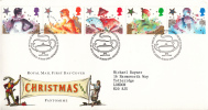 Great Britain FDC Scott #1124-#1128 - Christmas Pantomime - 1981-1990 Decimal Issues