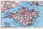 Isle Of Wight - Map - Autres & Non Classés