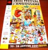 Affiche 28è Festival Angoulème Janvier 2001 Florence Cestac - Affiches & Posters