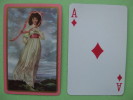 Carte à Jouer Ancienne De Collection  : Jeune Femme1800 - Playing Cards (classic)