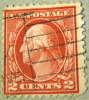 USA 1912 George Washington 2c - Used - Gebruikt