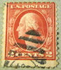 USA 1912 George Washington 2c - Used - Gebruikt