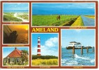 Holland, Netherlands, Ameland, Multi View, 1970s Used Postcard [P9091] - Ameland