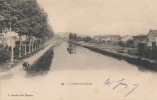 ( CPA 51 BATELLERIE )  AY  /  Le Port Et Le Canal  - - Ay En Champagne