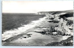 POSTCARD CORNWALL LUSHINGTON COVE PORTHTOWAN  1950'S - Altri & Non Classificati