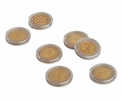10 Capsules Pour Monnaies Diamètre 41 Mm - Material