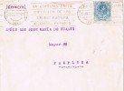 7401. Carta MADRID  1923 A Pamplona. Rodillo Publicitario Correos - Storia Postale