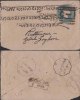 Br India Queen Victoria, Postal Stationary Envelope, Lion And Palm Tree, 1 An Postage Due, Various Postmark, India - 1882-1901 Empire