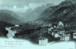 AURONZO DI CADORE (Italie) Précurseur Carte à La Lune Vue Du Village - Otros & Sin Clasificación