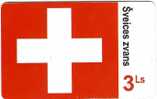 Latvia Prepaid Card Sveices Zvans  --  Helvetia   - 3 Ls - Letland