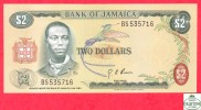 Jamaica 2 Dollars  Sign #4 - EF/AU - Banknote / Jamaique / Billet - Papier Monnaie - Jamaica