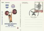 CROATIAN SENIOR CHAMPIONSHIP IN WEIGHTLIFTING  , Osijek, 2010., Croatia, Carte Postale, Philatelic Club Osijek - Weightlifting