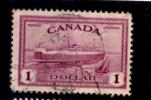 Canada 1946 $1.00  Cent  Train Ferry Issue #273 - Usati