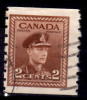 Canada 1942 2 Cent  Cent  King George VI War Coil Issue #264 - Gebruikt