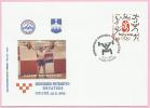 CROATIAN SENIOR CHAMPIONSHIP IN WEIGHTLIFTING 2010., Osijek, Croatia, Cover, Philatelic Club Osijek - Weightlifting