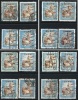 JAPAN 1955 / 61 - ANATRA - N.° 566 Usati , Serie Compl. - Cat. ? € - Lotto N. 211 /12 /13 /14 - Usados