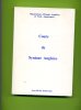 Livre -  Jean Michel Bernard - Cours De Syntaxe Anglaise - 18 Ans Et Plus