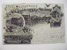 Sarreguemines - Saargemünd  - Moselle - Lithographie - 1899 - Sarreguemines