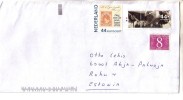 GOOD NETHERLANDS Postal Cover To ESTONIA 2012 - Good Stamped: Stamp On Stamp ; Airplane - Briefe U. Dokumente