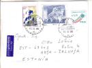 GOOD ITALY Postal Cover To ESTONIA 2012 - Good Stamped: Sesto Al Reghena ; Flowers - 2011-20: Gebraucht