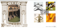 Great Britain FDC Scott #1926-#1929 Millenium - Body & Bone - 1991-2000 Dezimalausgaben